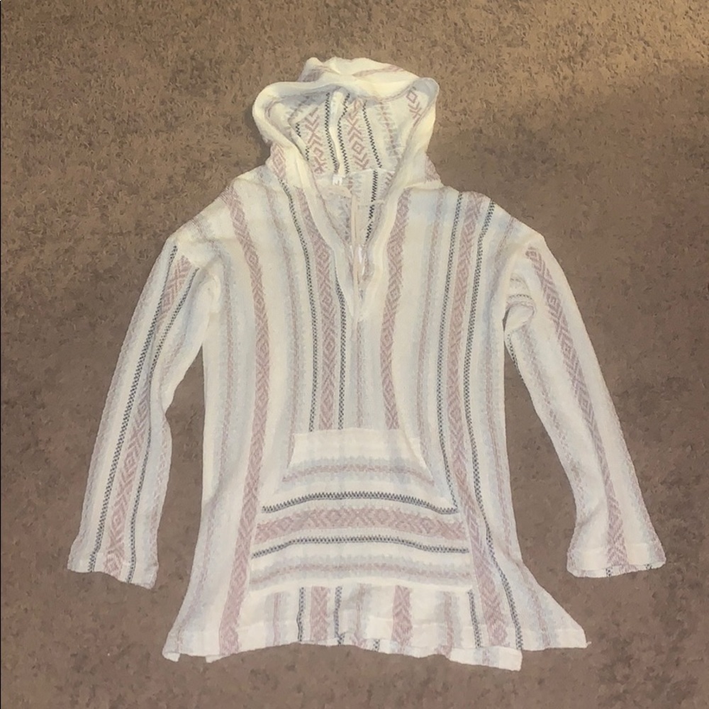 Hooded sweater dress
